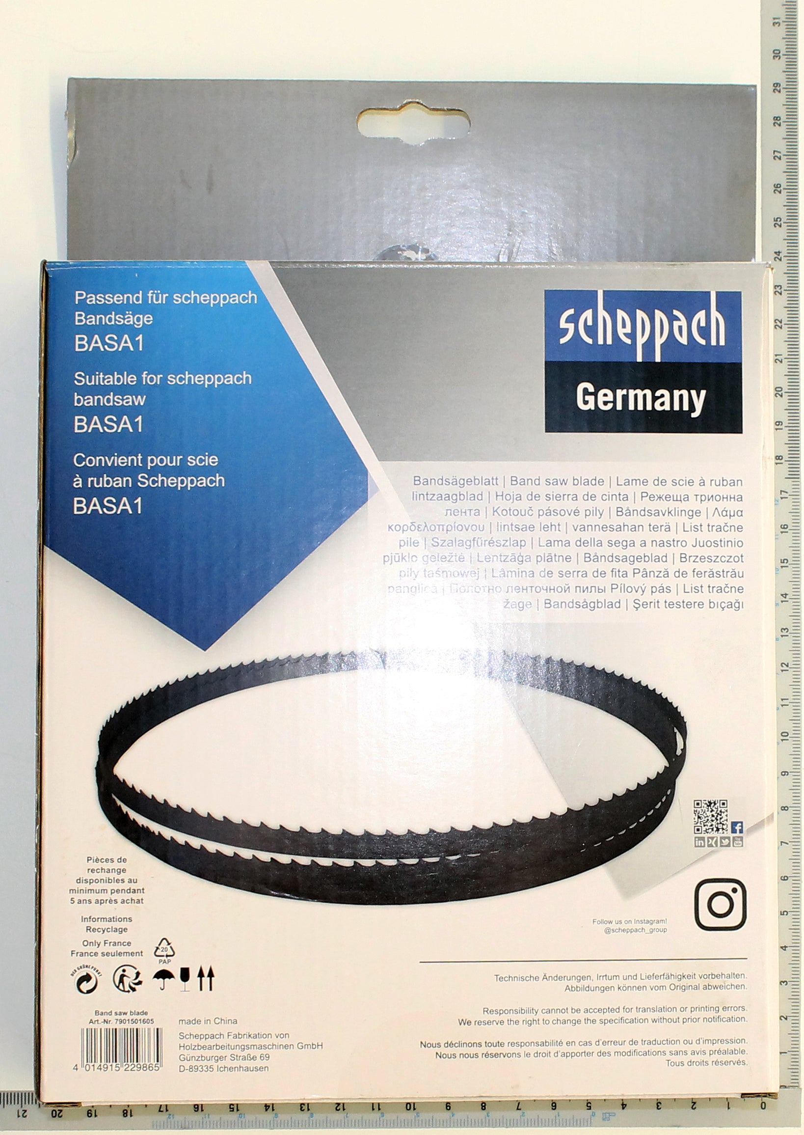 Bandsägeblatt 24Z 6x0,36x1490mm zu Basa 1