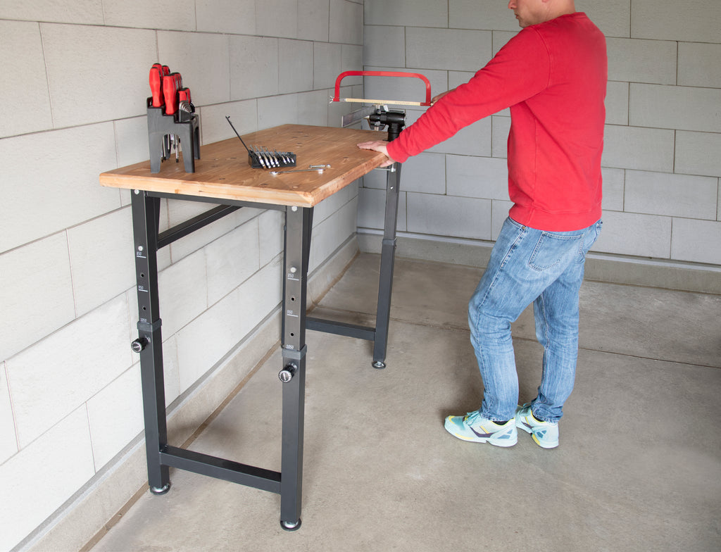Werkbank höhenverstellbar FSC® 100% SQS-COC-100130