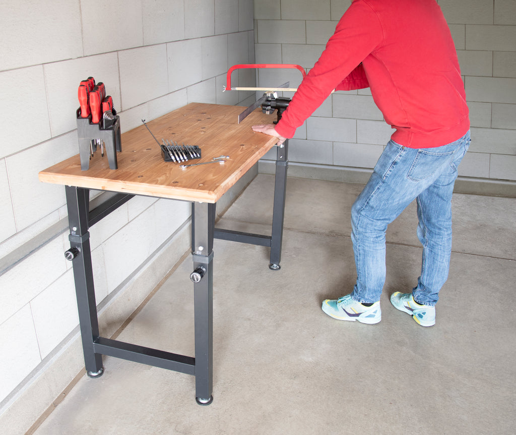Werkbank höhenverstellbar FSC® 100% SQS-COC-100130