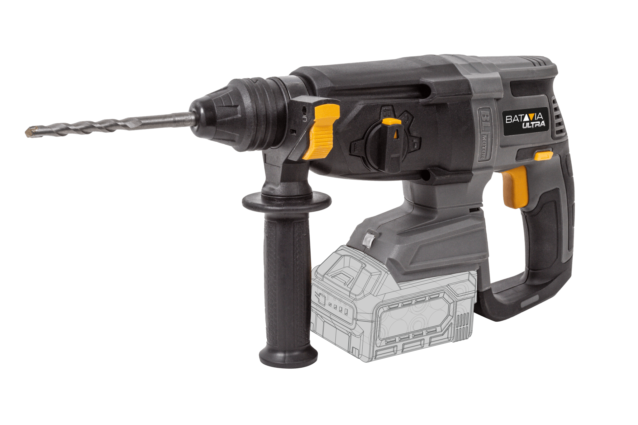Brushless Akku-Bohrhammer SDS+ (ohne Akku)