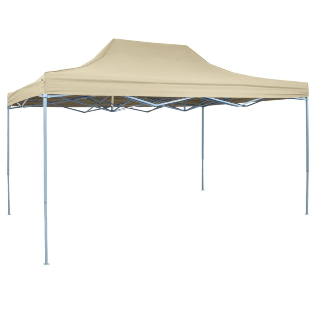 Faltzelt Pop-Up 3X4,5 M Weiß Creme