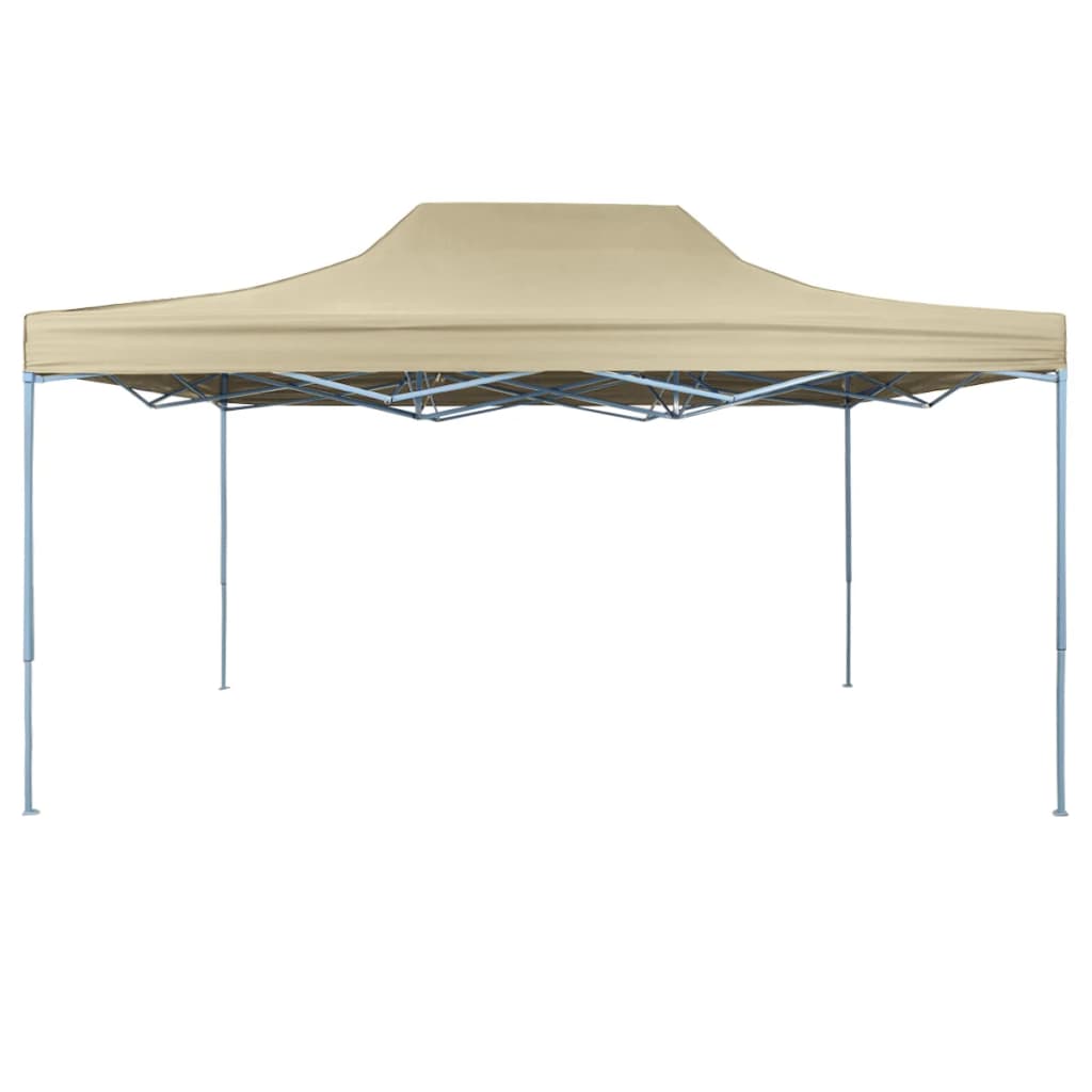 Faltzelt Pop-Up 3X4,5 M Weiß Creme