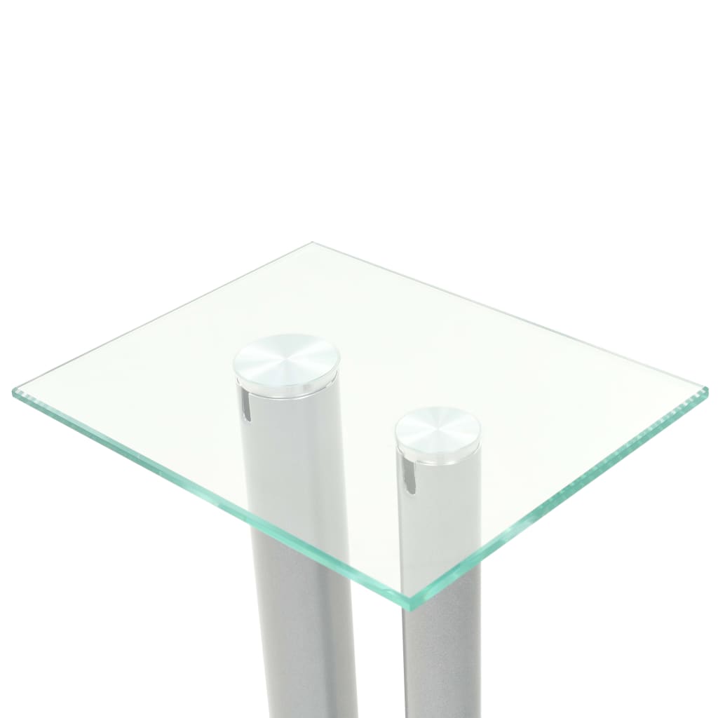 Lautsprecherständer Säulen-Design 2 Stk. Hartglas N