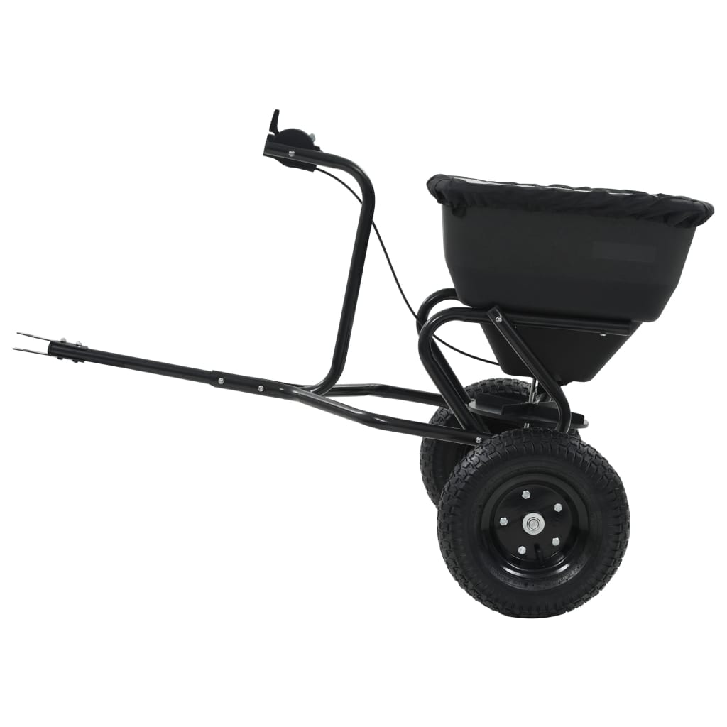 Handstreuwagen Salzstreuer Zum Ziehen Pvc Stahl 125X74X79Cm 45L