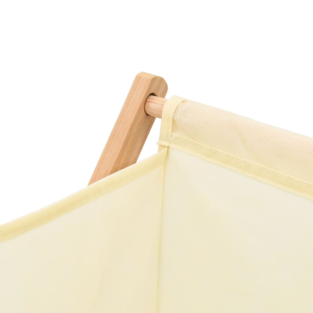 Wäschekorb Zedernholz Und Stoff Beige 42X41X64 Cm