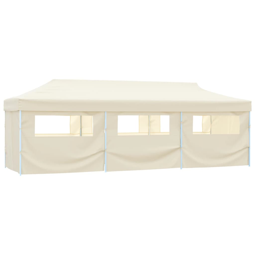 Faltzelt Partyzelt Pop-Up Mit 8 Seitenwänden 870X291X315 Cm