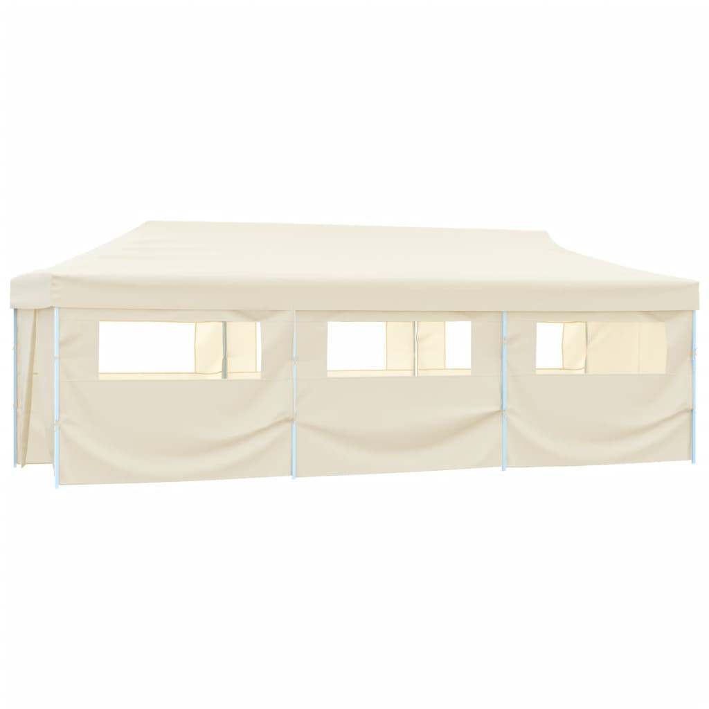 Faltzelt Partyzelt Pop-Up Mit 8 Seitenwänden 870X291X315 Cm