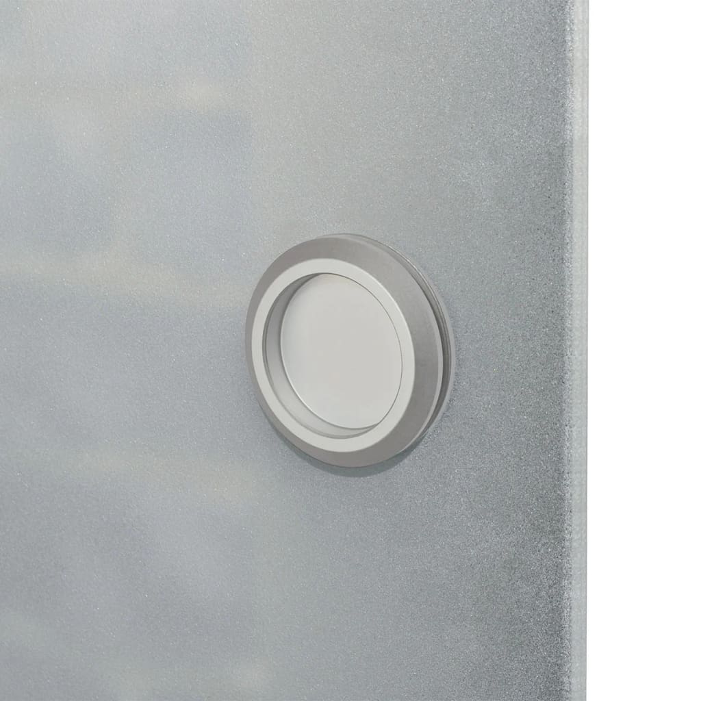 Schiebetür Glas Und Aluminium 178 Cm Silbern Grün