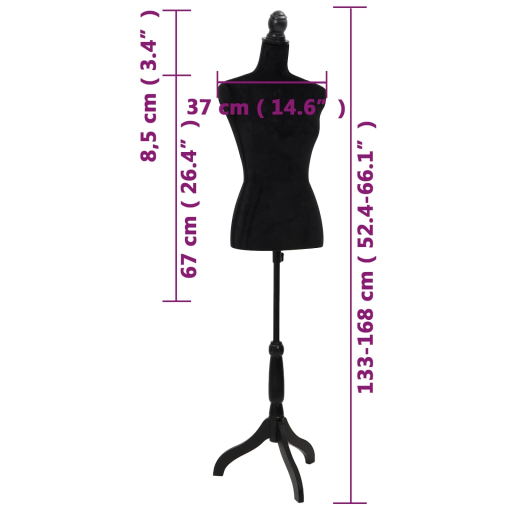 Damenbüste Schneiderpuppe Büste Torso Angezogen Mannequin