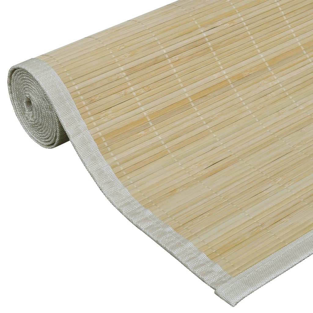 Teppich Bambus Natur Rechteckig