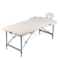 Massageliege 2-Zonen Aluminiumgestell 186X68 Cm