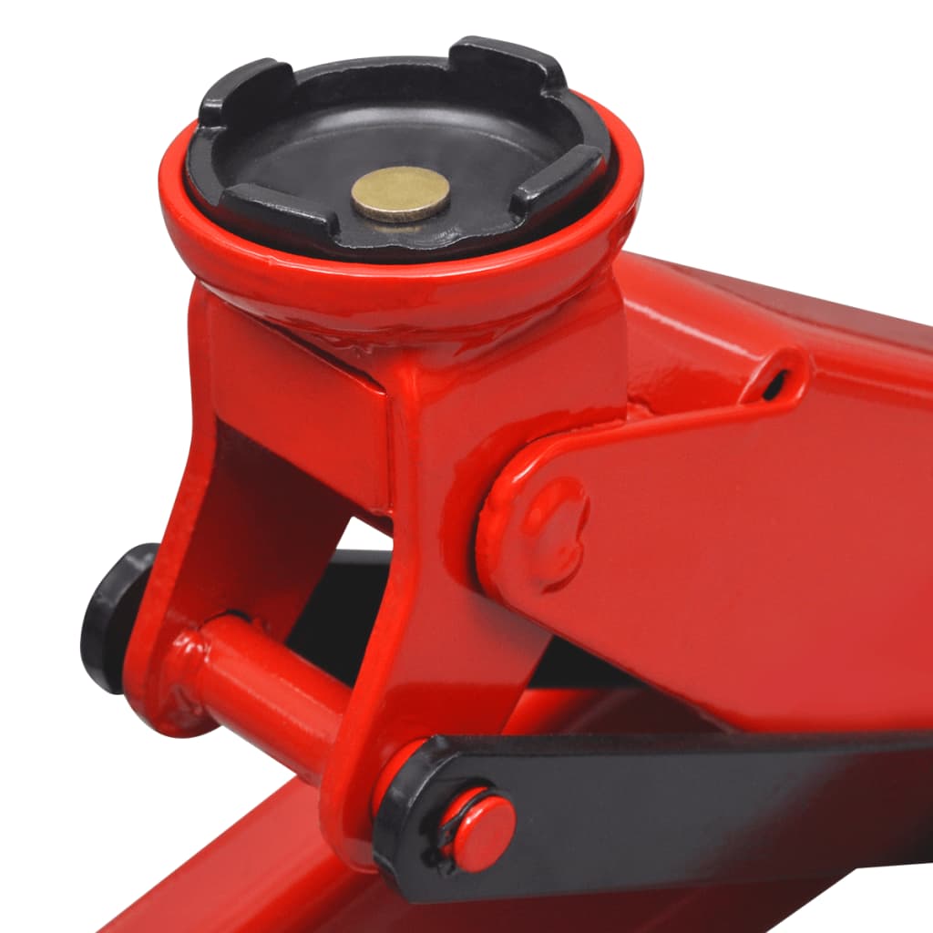 Hydraulischer Wagenheber Mit Niedriger Aufnahme 3 Tonnen Rot
