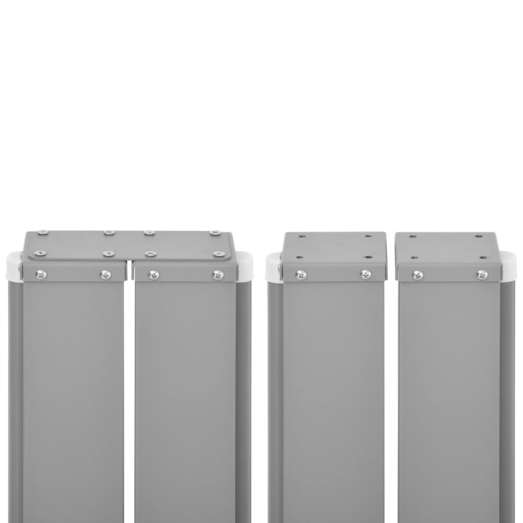 Ausziehbare Seitenmarkise 160X600 Cm Grau