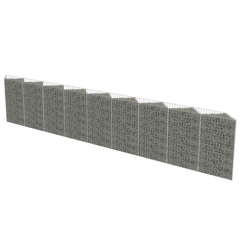 Gabionenwand Verzinkter Stahl 630×30×100 Cm