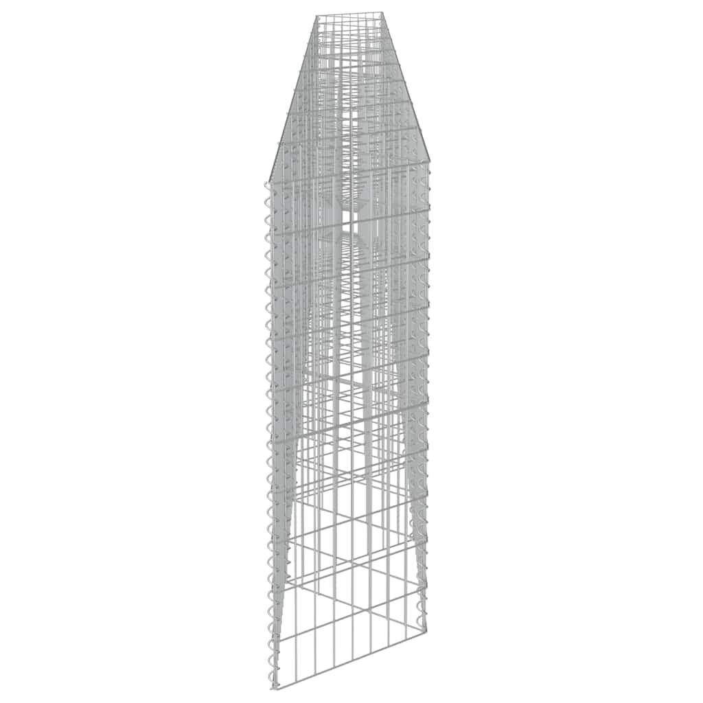 Gabionenwand Verzinkter Stahl 630×30×100 Cm