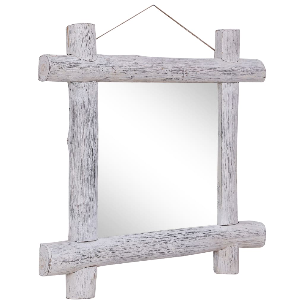 Holzspiegel 70X70 Cm Altholz Massiv