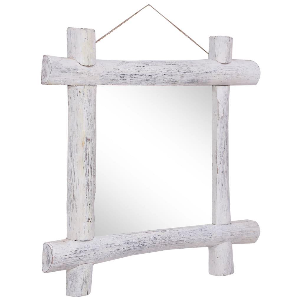 Holzspiegel 70X70 Cm Altholz Massiv
