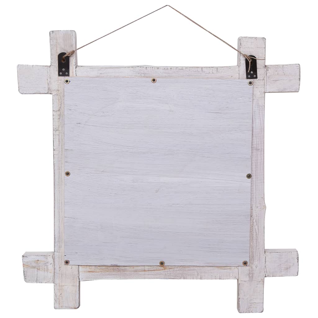 Holzspiegel 70X70 Cm Altholz Massiv