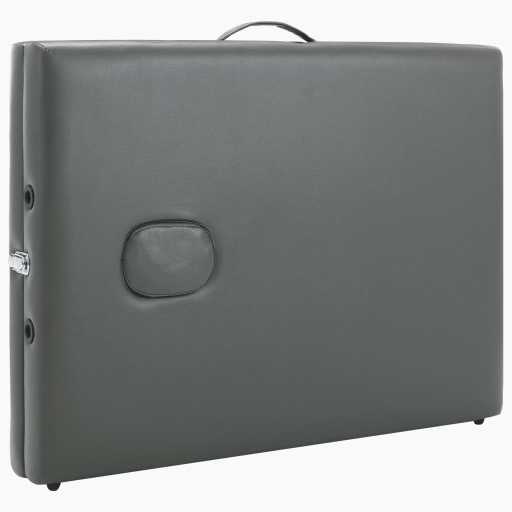 Massageliege 2-Zonen Aluminiumgestell 186X68 Cm
