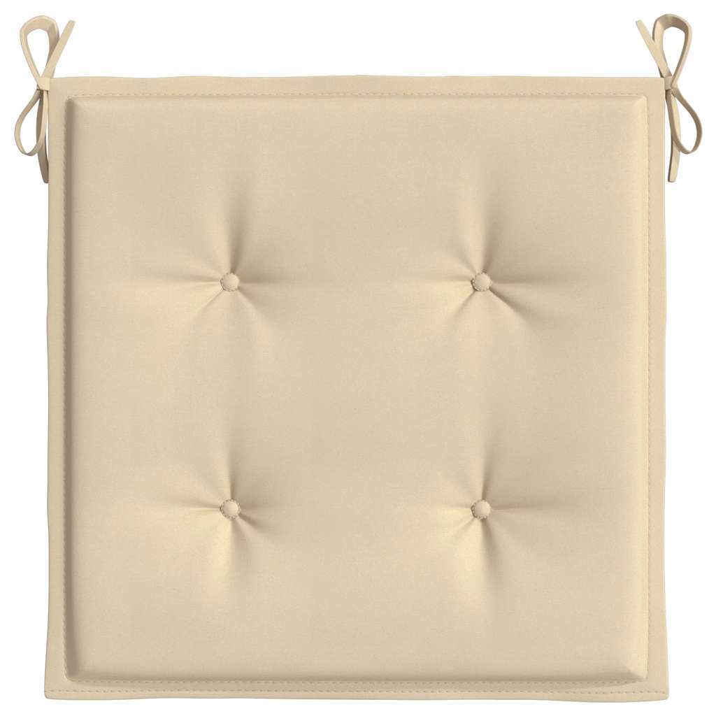 Gartenstuhl-Kissen 4 Stk. Oxford-Gewebe Beige