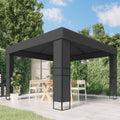 Pavillon Mit Doppeldach 3X3X2,7 M 180 G/M²