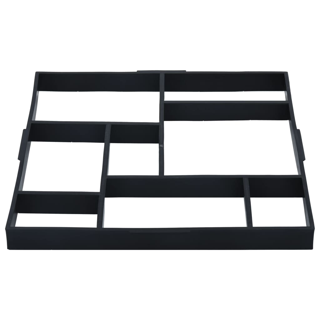 Pflasterformen 2 Stk. 50,4 X 50,4 X 4,3 Cm Kunststoff