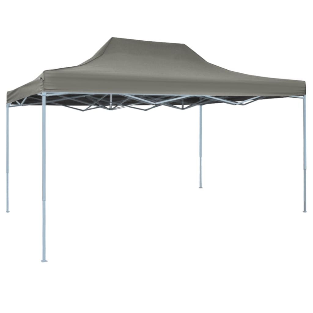 Profi-Partyzelt Faltbar 3×4 M Stahl Anthrazit