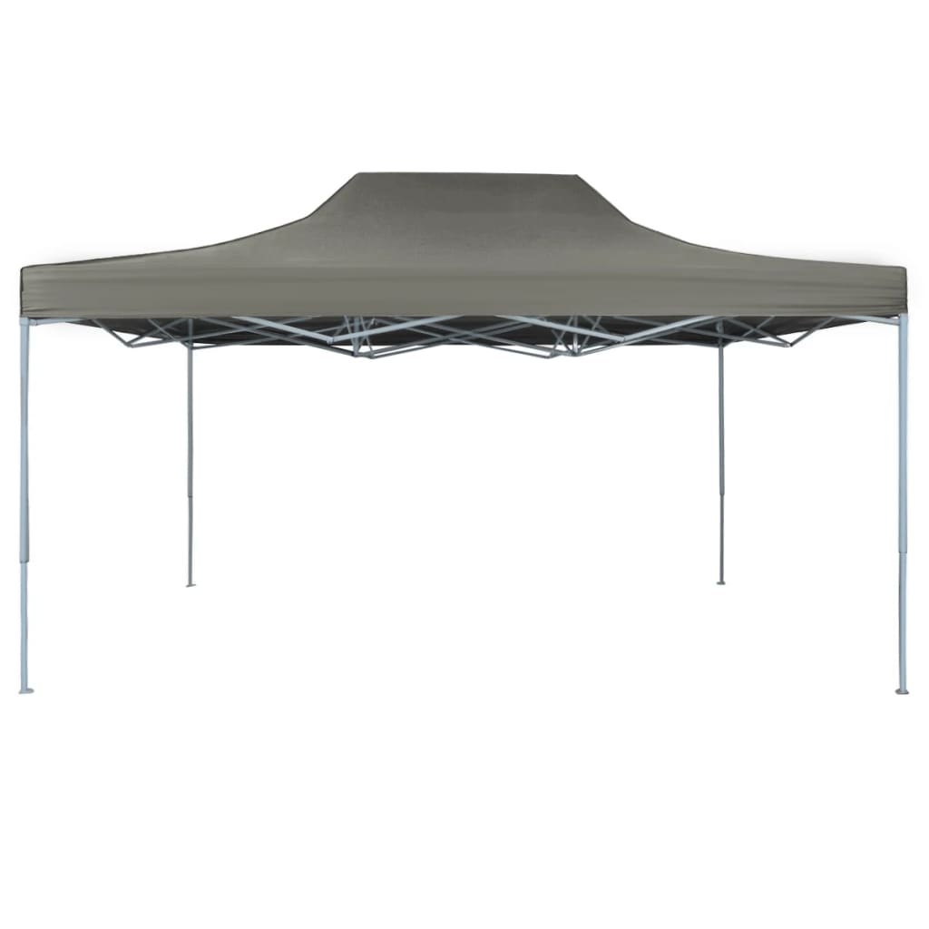 Profi-Partyzelt Faltbar 3×4 M Stahl Anthrazit