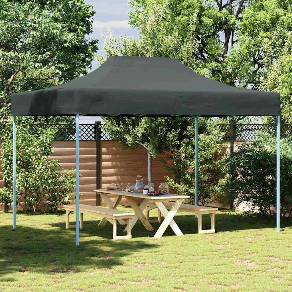 Profi-Partyzelt Faltbar 3×4 M Stahl Anthrazit