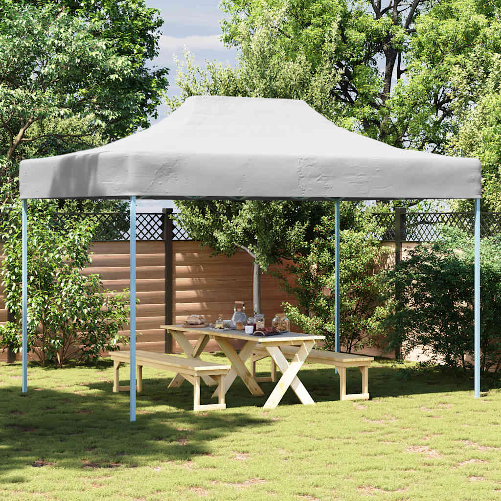 Profi-Partyzelt Faltbar 280X410X315 Cm Stahl Weiß