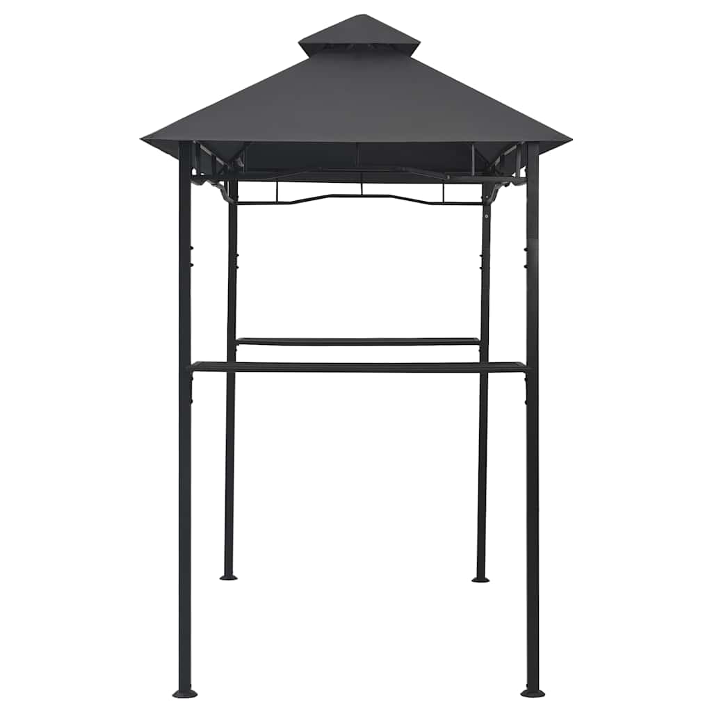 Bbq-Pavillon 240X150X255 Cm Anthrazit Stahl