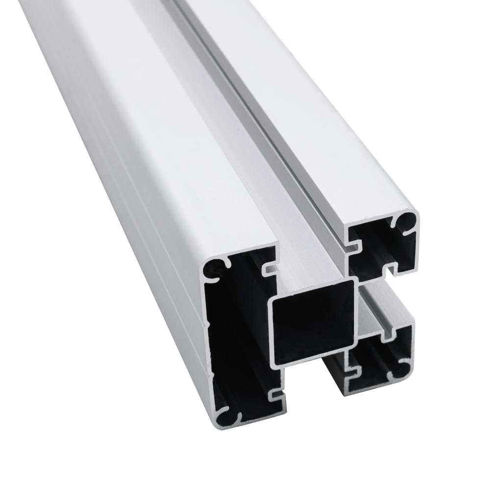 Zaunpfosten 3 Stk. Aluminium 185 Cm