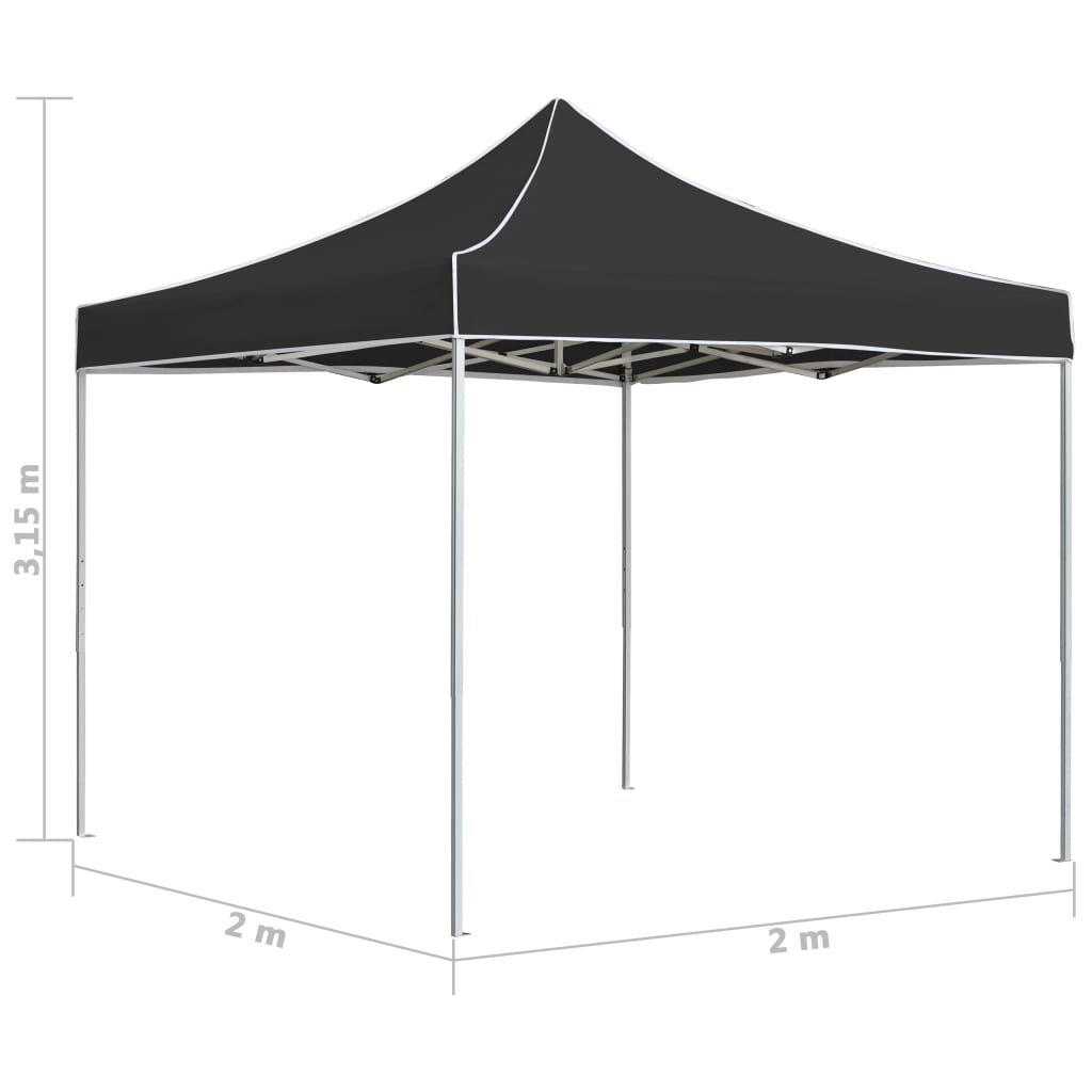 Profi-Partyzelt Faltbar Aluminium 2X2 M