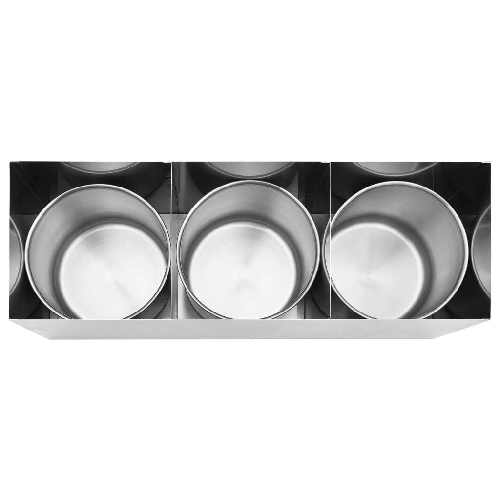 Saucen-Spender Edelstahl 3 X 3,5 L