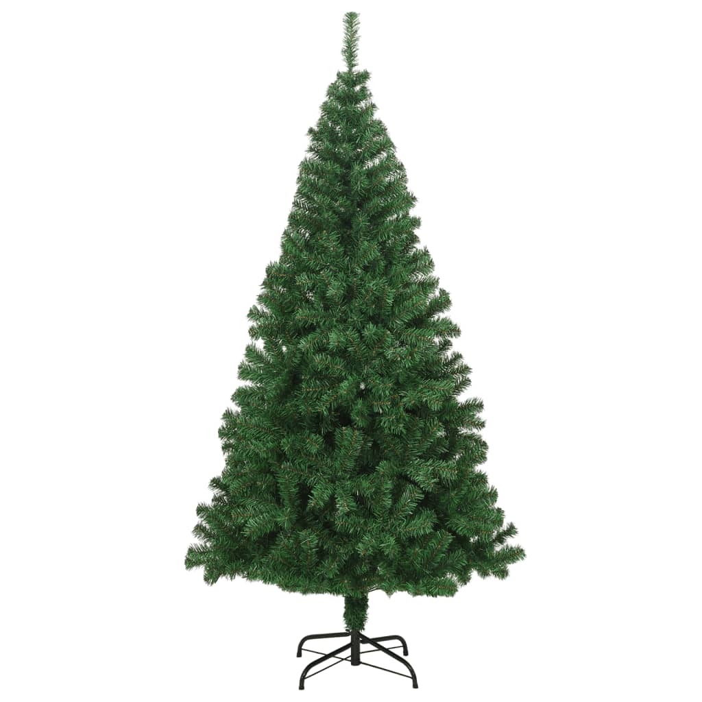 Künstlicher Weihnachtsbaum Mit Dicken Zweigen 240 Cm Pvc Grün
