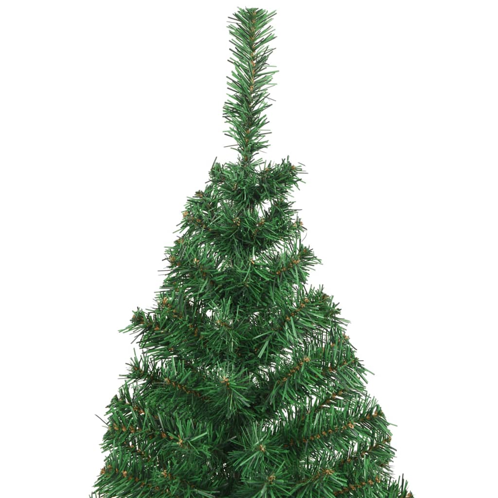 Künstlicher Weihnachtsbaum Mit Dicken Zweigen 240 Cm Pvc Grün