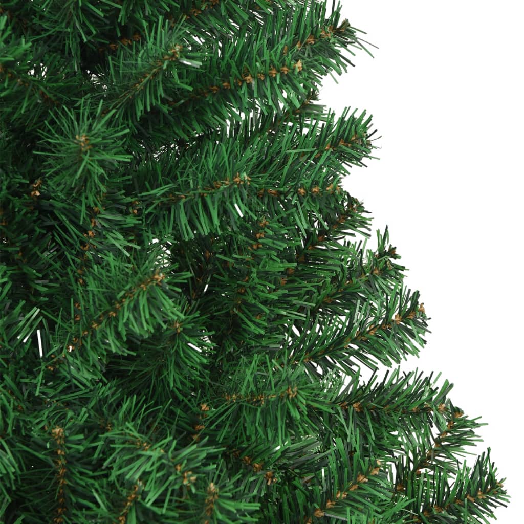 Künstlicher Weihnachtsbaum Mit Dicken Zweigen 240 Cm Pvc Grün