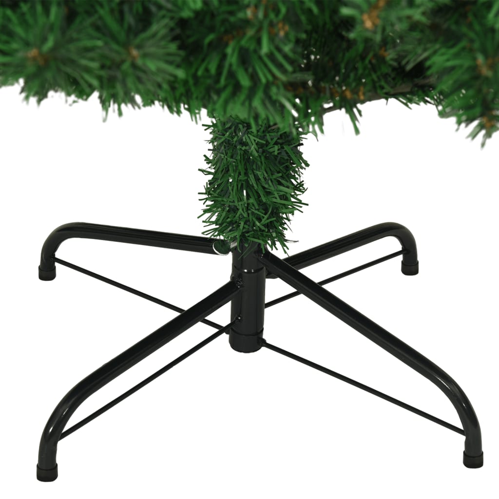 Künstlicher Weihnachtsbaum Mit Dicken Zweigen 240 Cm Pvc Grün