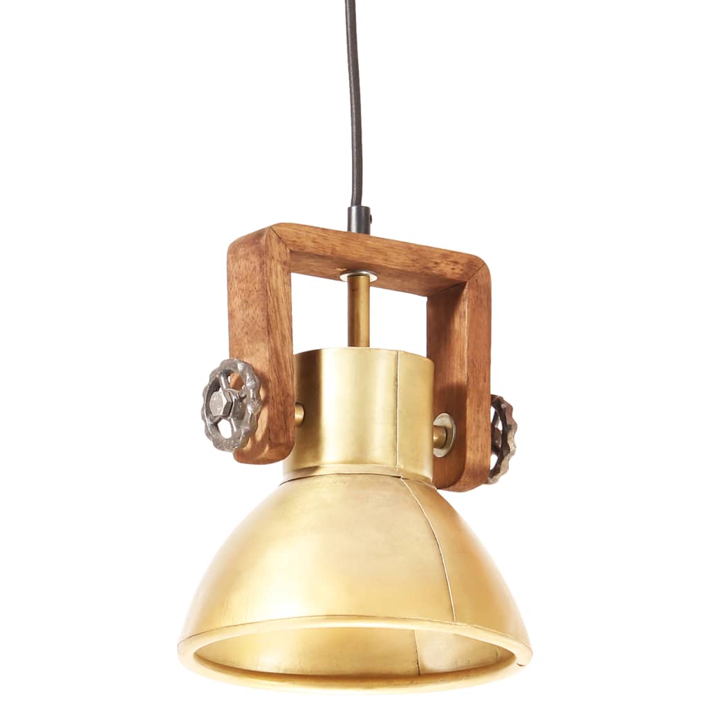 Hängelampe Industriestil 25 W Rund 19 Cm E27 Messing
