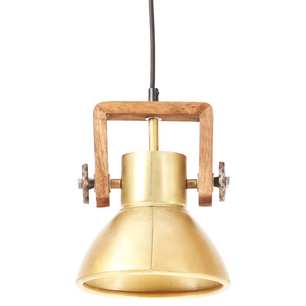 Hängelampe Industriestil 25 W Rund 19 Cm E27 Messing
