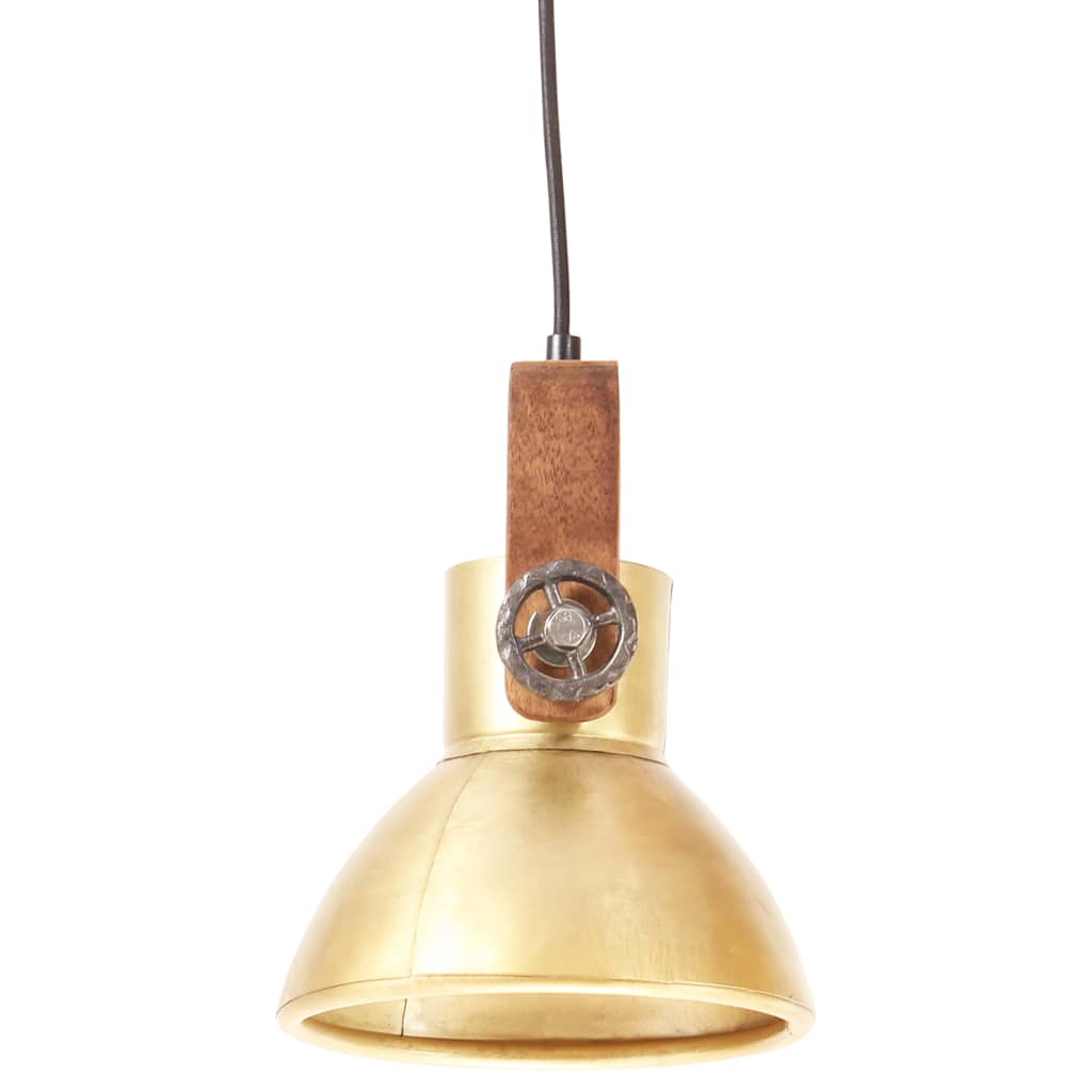 Hängelampe Industriestil 25 W Rund 19 Cm E27 Messing