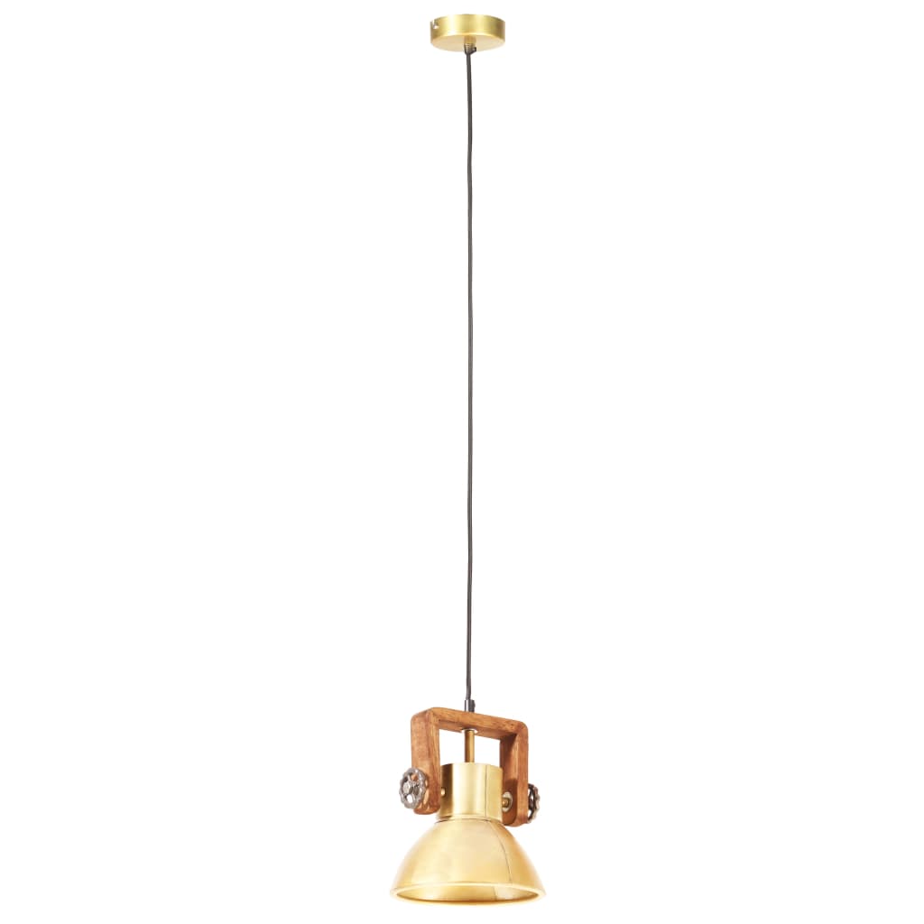 Hängelampe Industriestil 25 W Rund 19 Cm E27 Messing