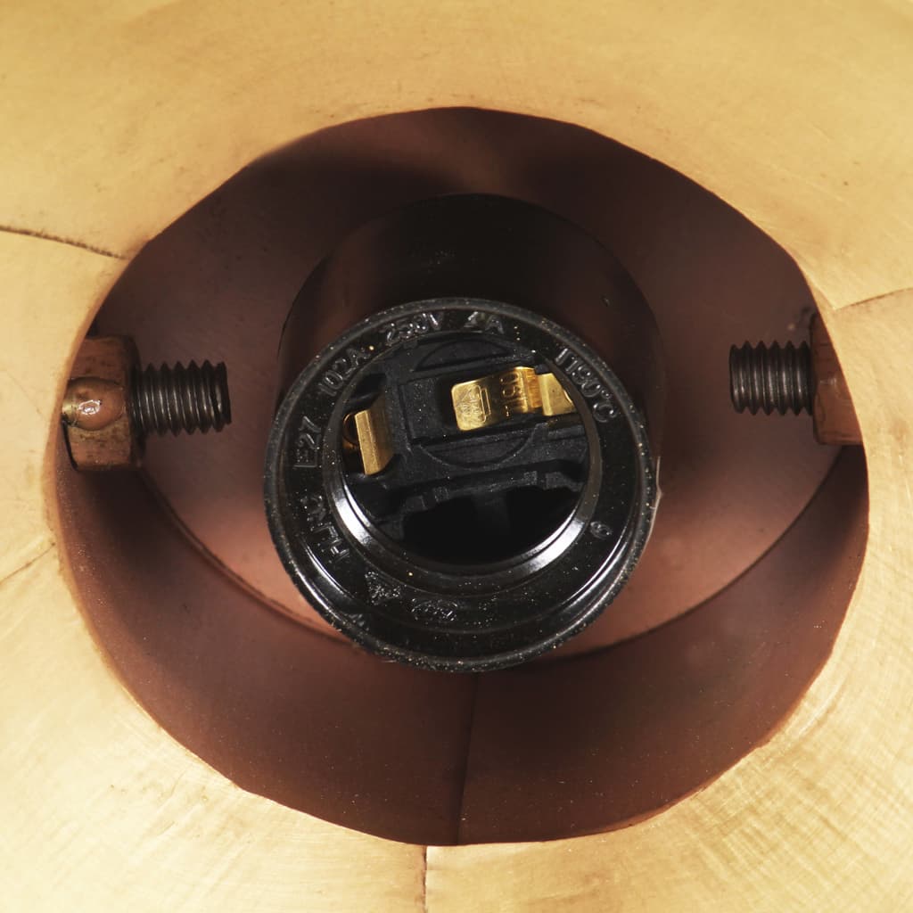 Hängelampe Industriestil 25 W Rund 19 Cm E27 Messing