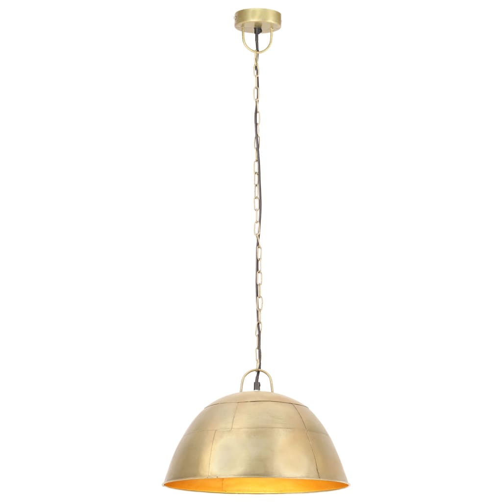 Hängelampe Vintage Industriestil 25 W Rund 41 Cm E27 Messing