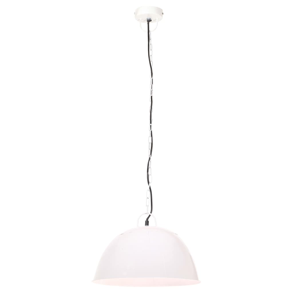 Hängelampe Vintage Industriestil 25 W Rund 41 Cm E27 Weiß