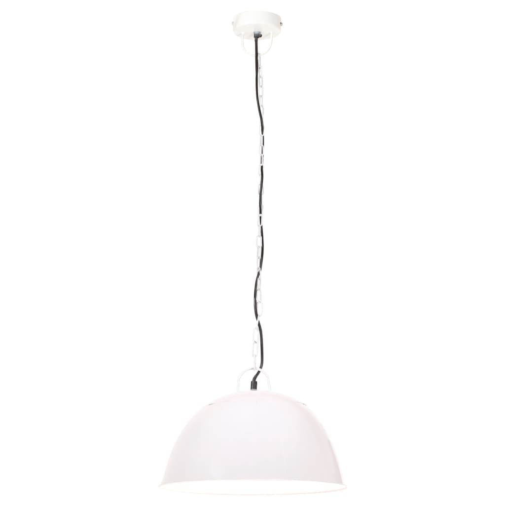 Hängelampe Vintage Industriestil 25 W Rund 41 Cm E27 Weiß