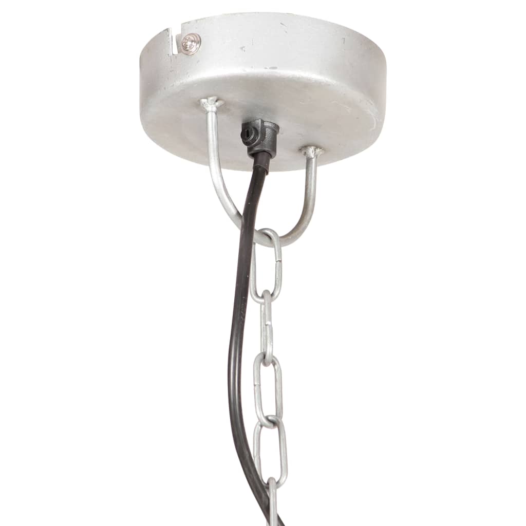 Hängelampe Vintage Industriestil 25 W N Rund 31 Cm E27 Silber