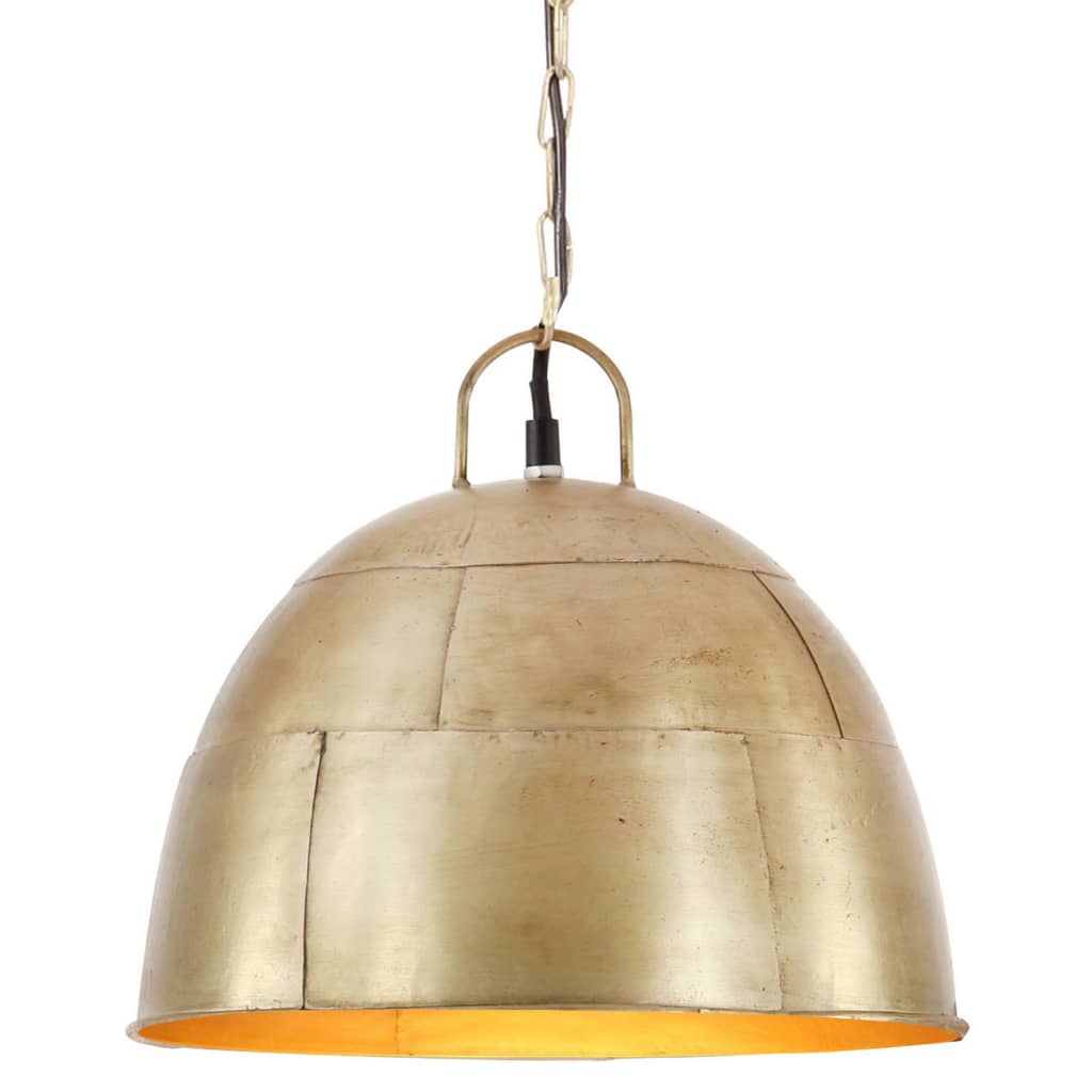 Hängelampe Vintage Industriestil 25 W Rund 41 Cm E27 Messing