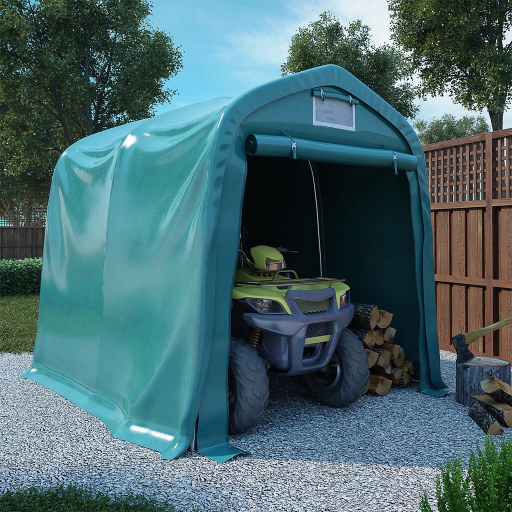 Garagenzelt Pvc 2,4X3,6 M Grün