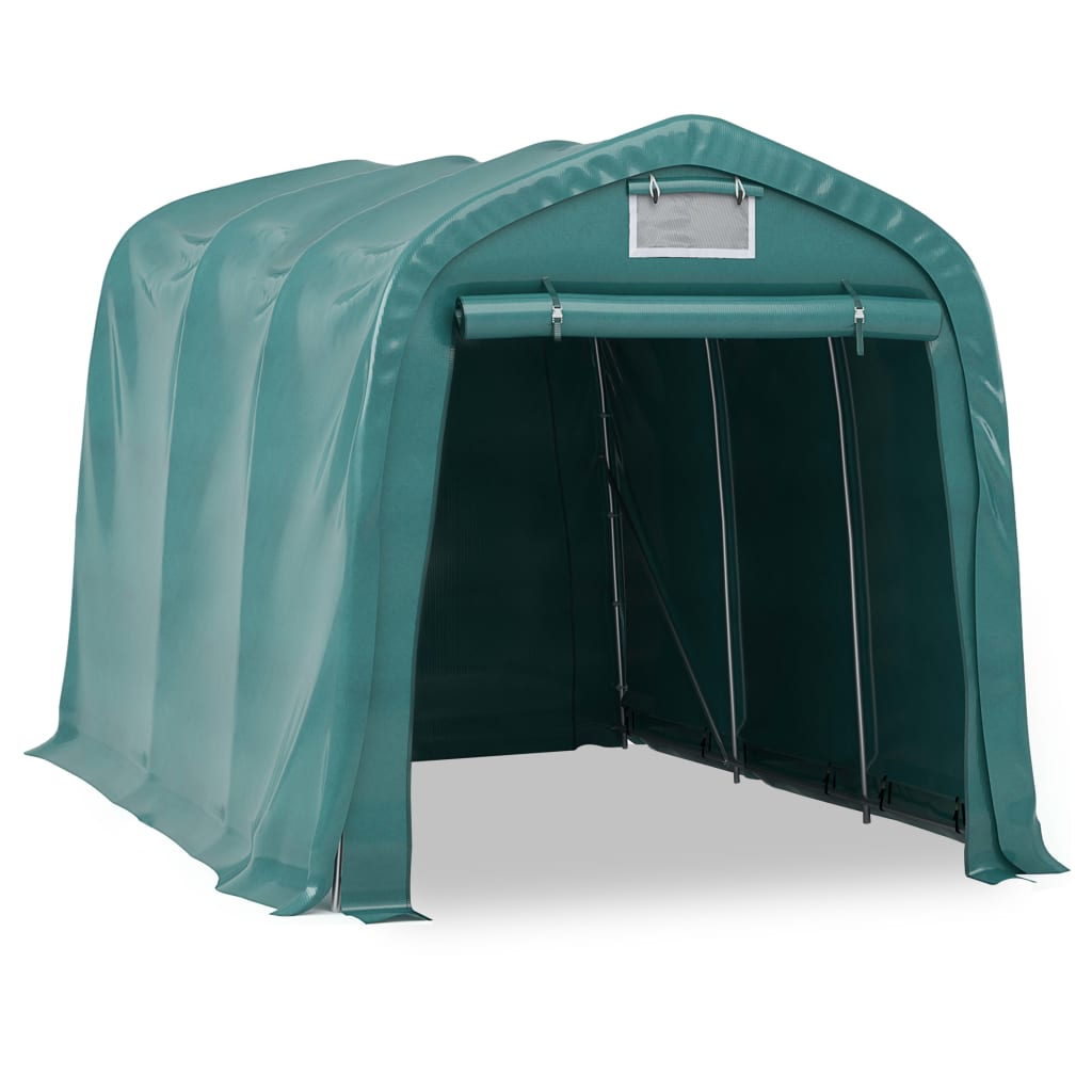 Garagenzelt Pvc 2,4X3,6 M Grün